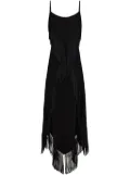 Rabanne crepe maxi dress - Black