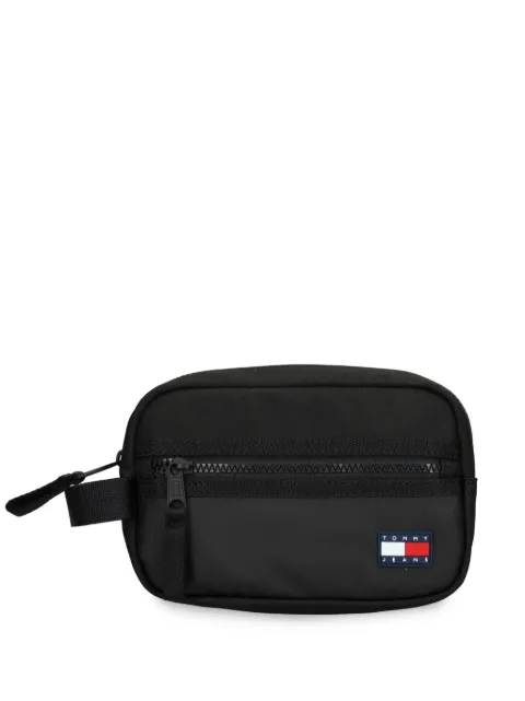 Tommy Jeans logo-rubberised wash bag
