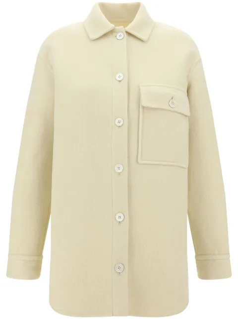Jil Sander logo-jacquard jacket