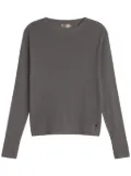 Herno logo-tag sweater - Grey
