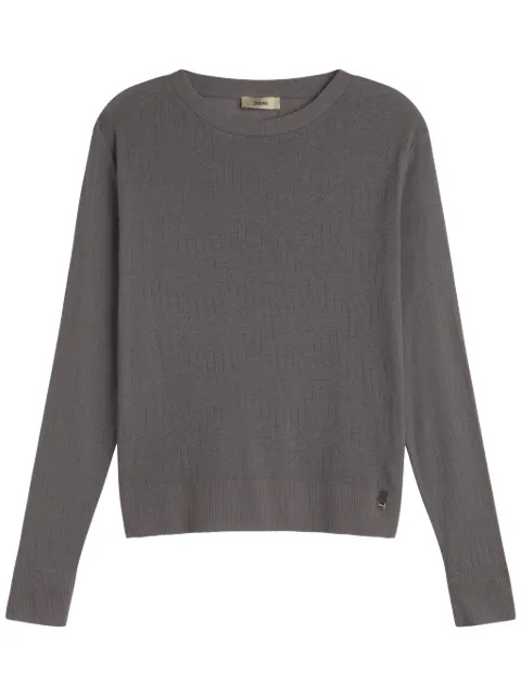 Herno logo-tag sweater