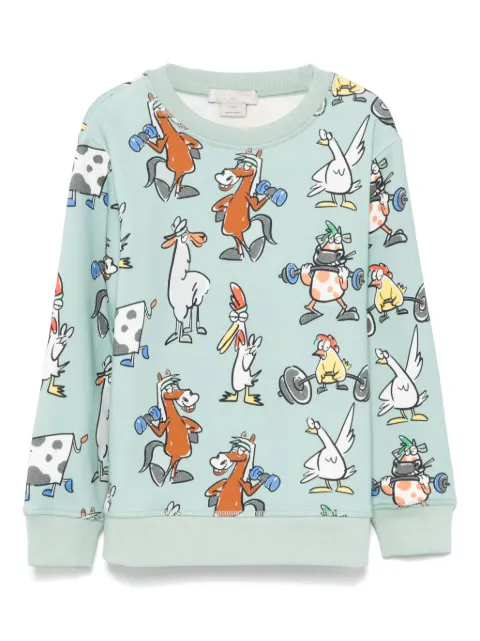 Stella McCartney Kids animal-print sweatshirt
