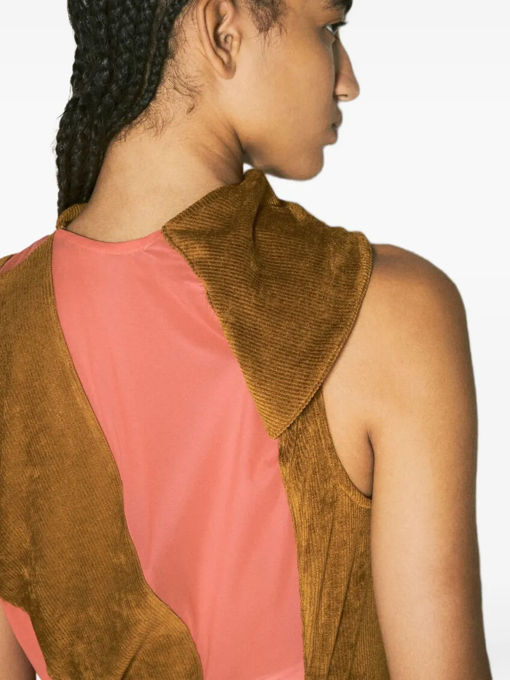 Kiko Kostadinov Pendle Stretch Dress In 褐色
