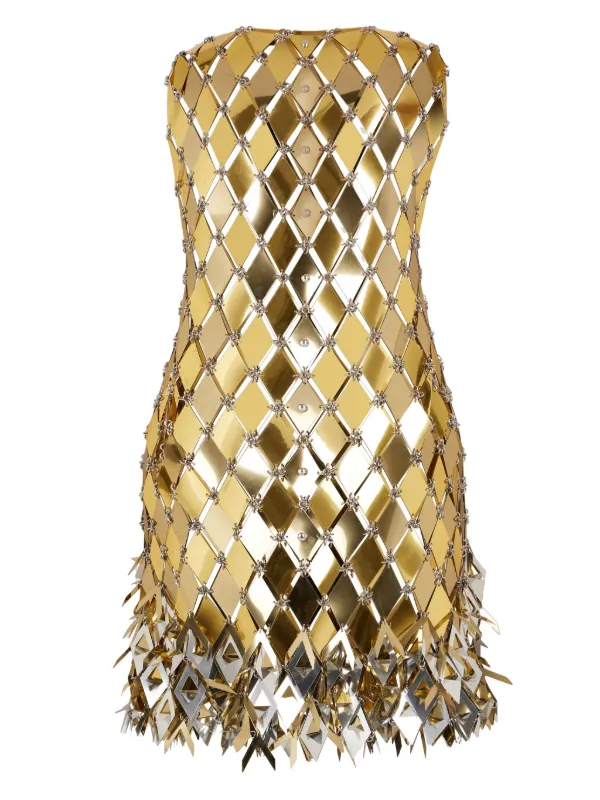 Rabanne tassel-embellished Mini Dress Gold FARFETCH PH