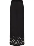 Rabanne jersey maxi skirt - Black