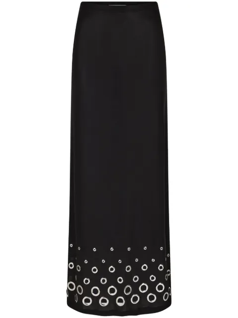 Rabanne jersey maxi skirt