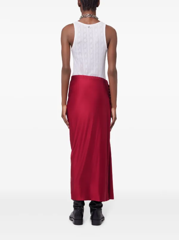スカート RABANNE LONG JERSEY SKIRT WITH EYELETS RABANNE - LONG JERSEY SKIRT WITH EYELETS - Eleonora Bonucci