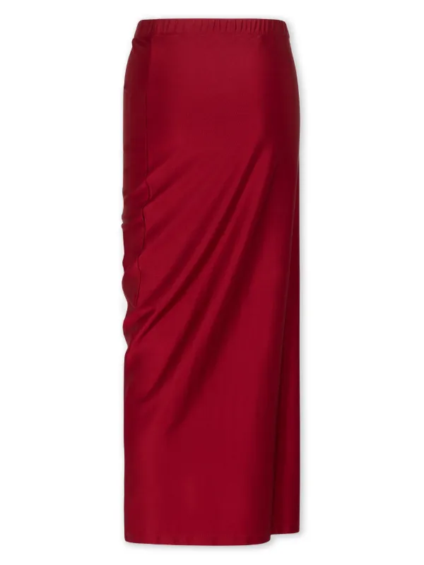 スカート RABANNE JERSEY LONG SKIRT WITH EYELETS RABANNE Jupe eyelet-embellished jersey maxi skirt | Harvey