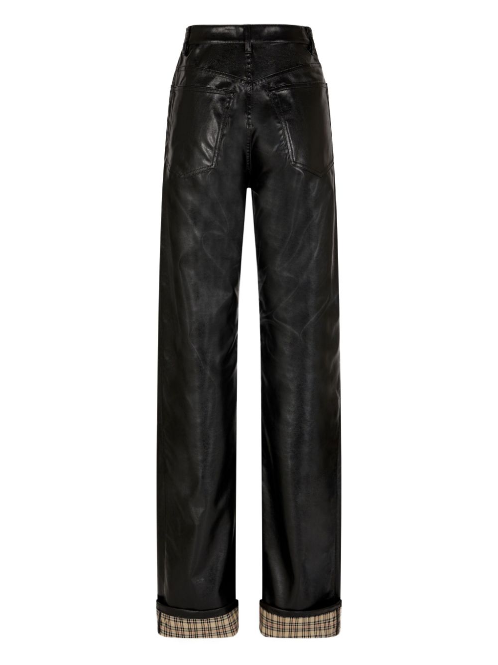 How to find best discounts Rabanne faux-leather flared trousers Women