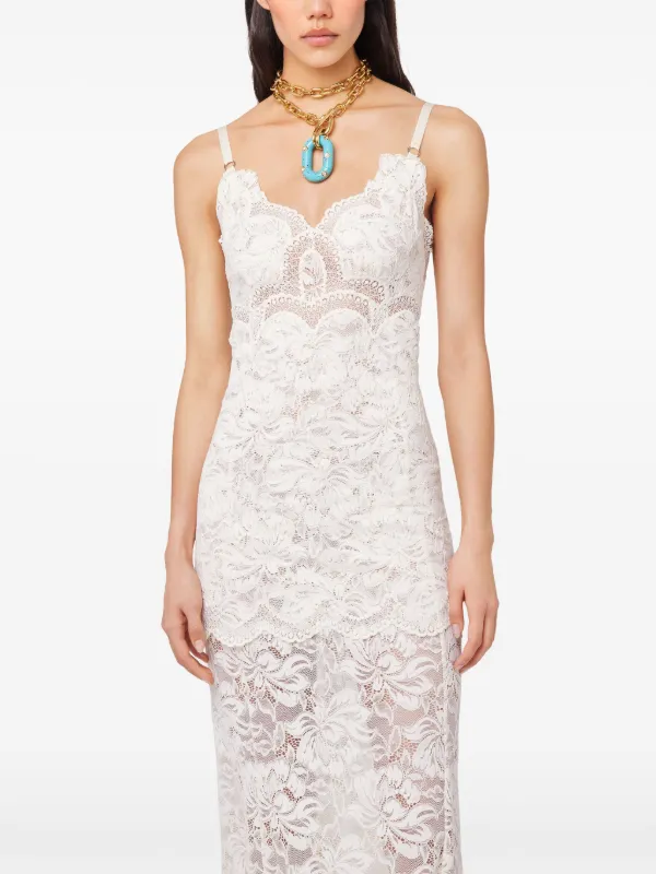 ワンピース RABANNE SATIN AND LACE LONG DRESS Rabanne Wedding Dress Save 14% - Stillwhite