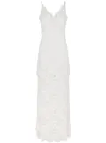 Rabanne lace maxi dress - White