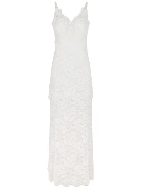 Rabanne lace maxi dress
