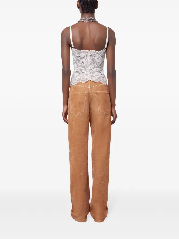 Rabanne Lace Tank Top | White | FARFETCH ZA