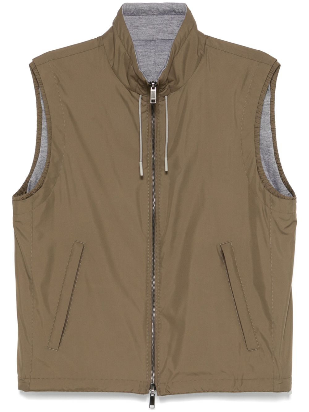 Zegna Omkeerbaar gilet Groen