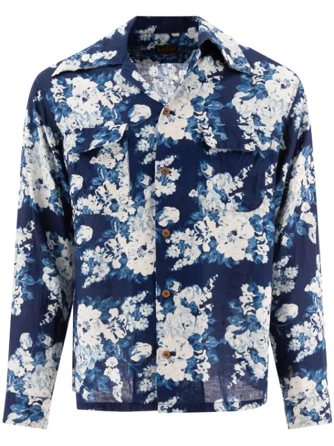 KAPITAL camisa con estampado floral