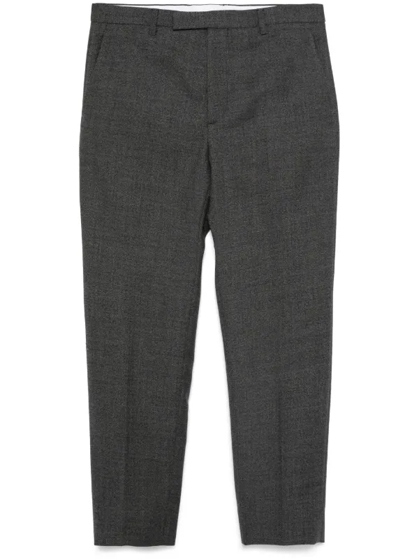 パンツ GUCCI Wool crepe trousers Gucci Striped Wool-Blend Crepe Track Pants - Joggers - Save