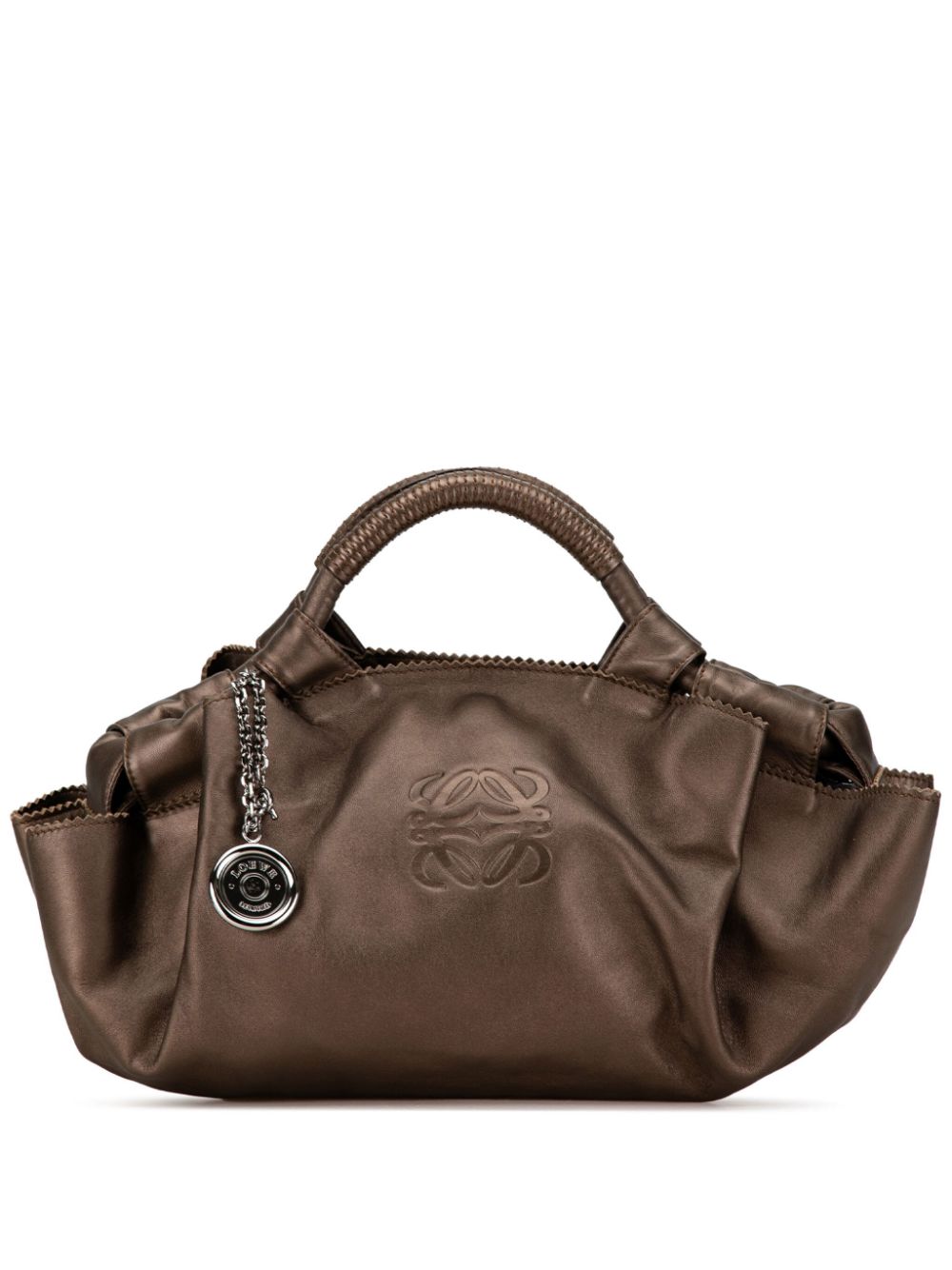 Pre-owned Loewe Nappa Aire 手提包（2010年典藏款） In Brown