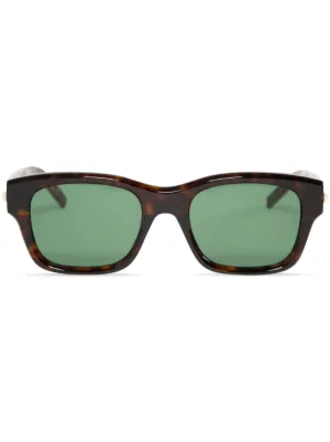 Burberry Eyewear ラウンドフレーム サングラス | グリーン | FARFETCH JP
