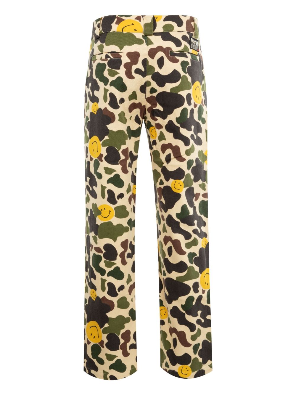 MARKET Smiley broek met camouflageprint - Beige