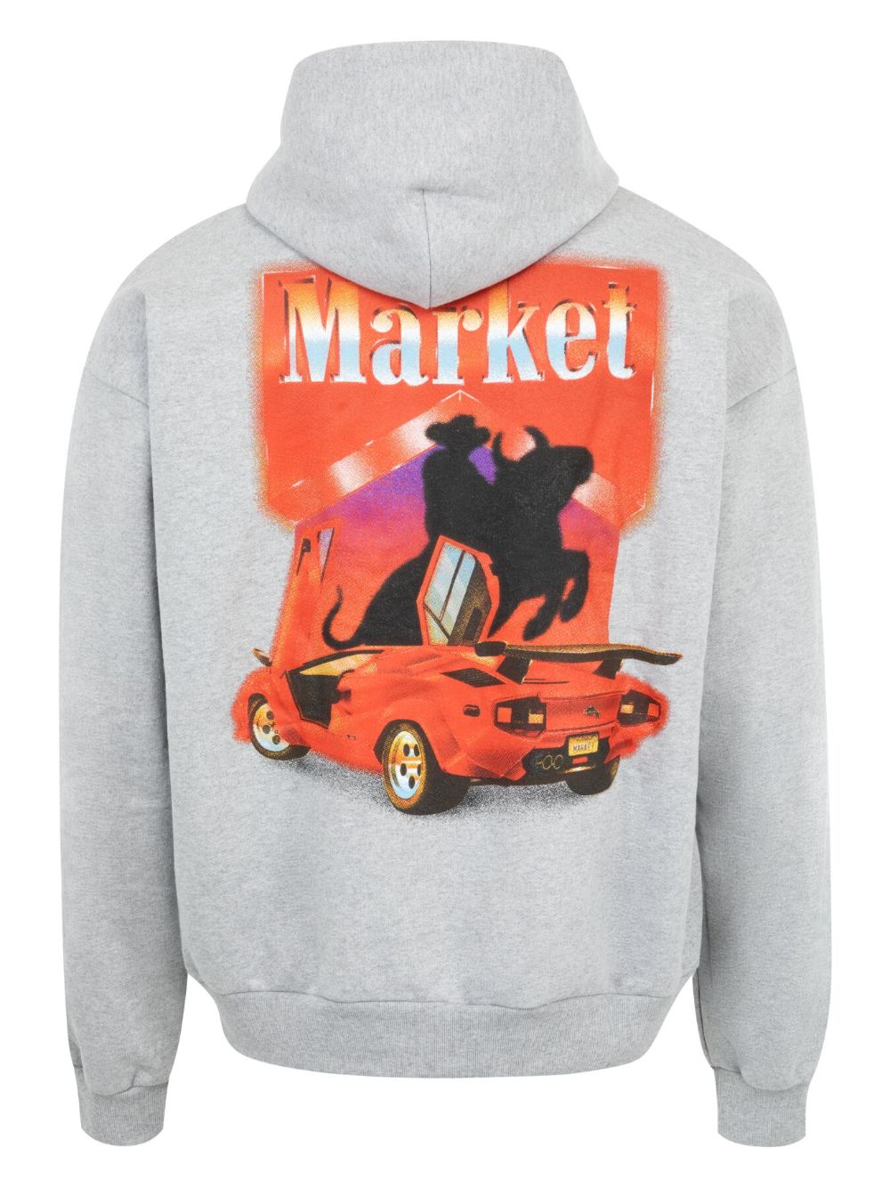 MARKET Bullrider hoodie - Grey