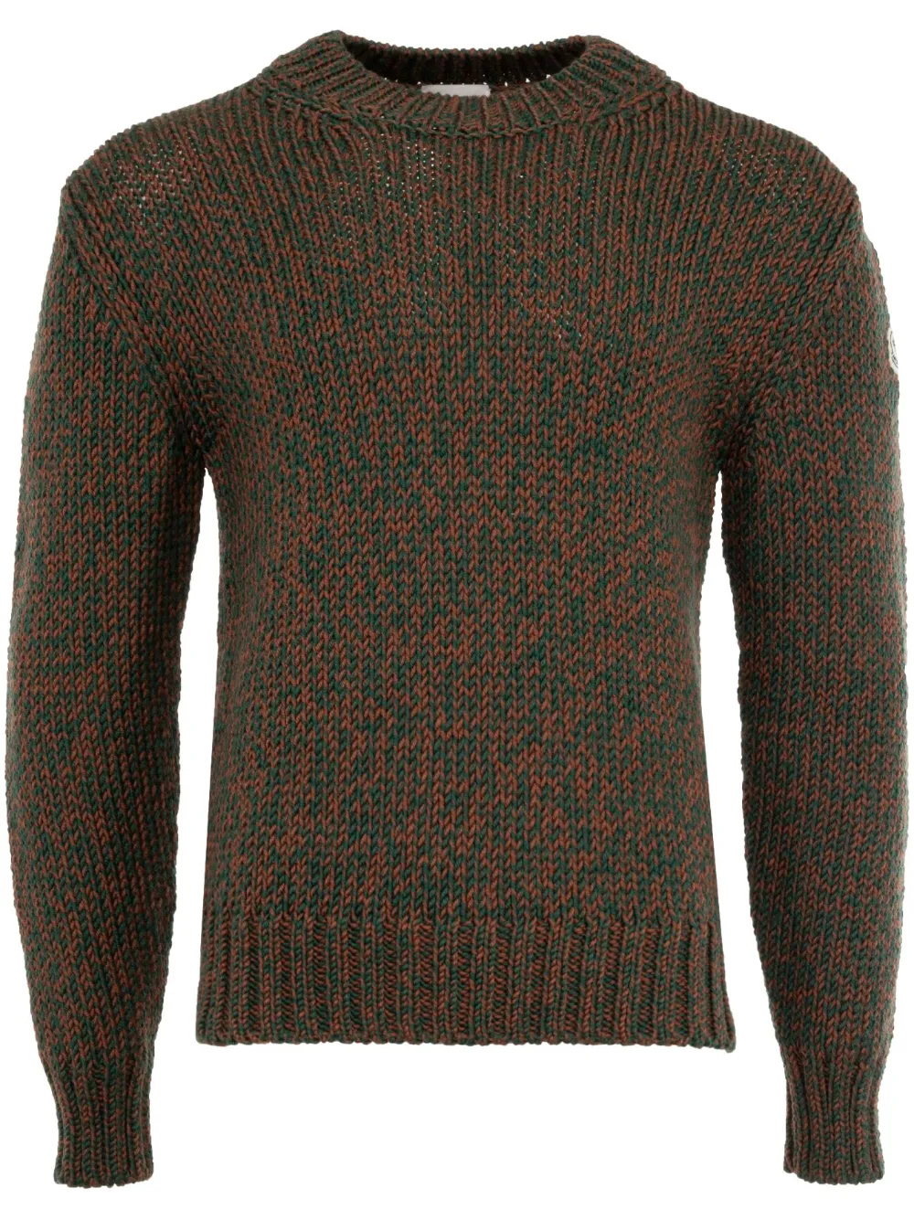 Moncler mélange wool jumper | Brown | Image 1