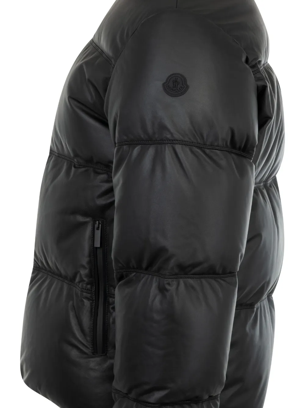 Moncler Ligont gewatteerd jack Zwart