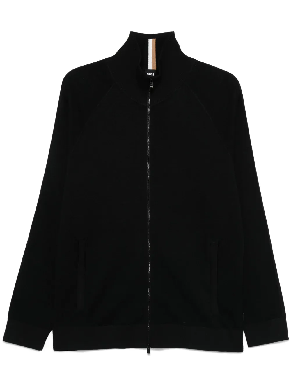 BOSS zip cardigan – Black