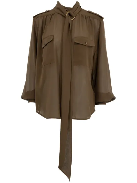 Chloé attached-bow shirt 