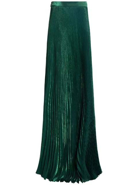 L'IDÉE pleated maxi skirt 