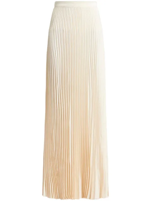 L'IDÉE Gala pleated floor-length skirt