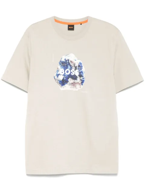 BOSS logo-print T-shirt