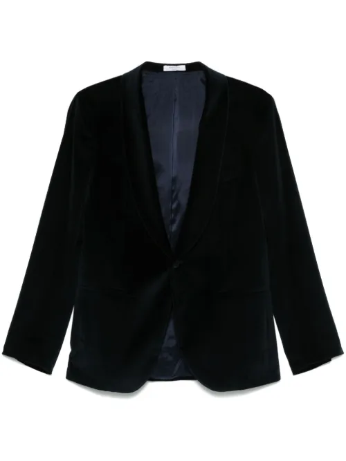 Boglioli blazer en velours - Bleu - Boglioli - Modalova