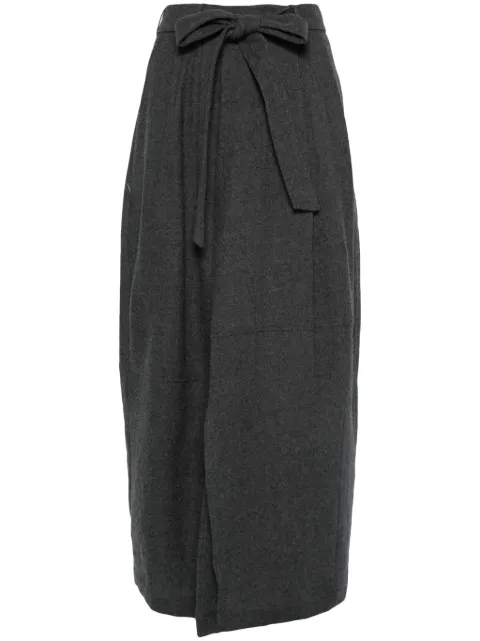 Alysi virgin wool midi skirt 