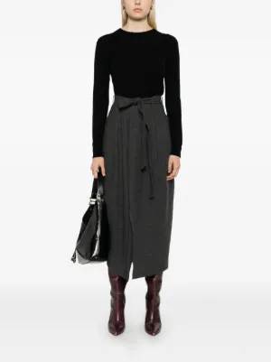 スカート ALYSI Woman Skirt Black 101023P1046 NE Alysi Skirts for Women | Online Sale up to 70% off | Lyst