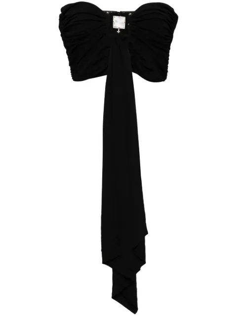 Christopher Esber bezel quartz draped top