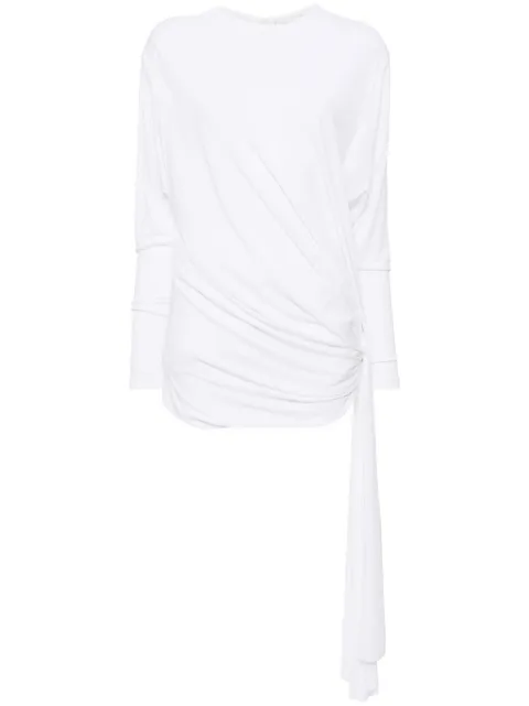 Christopher Esber side cowl drape extension dress