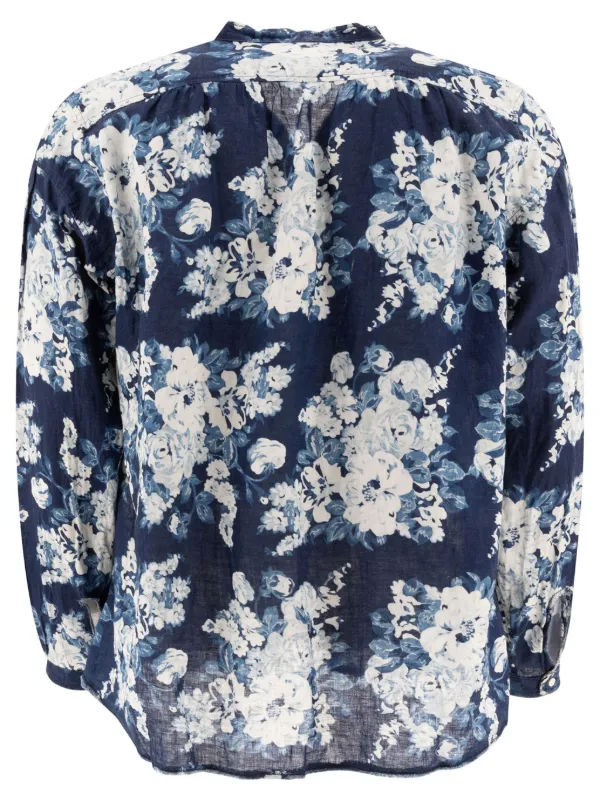 KAPITAL Floral Shirt | Blue | FARFETCH