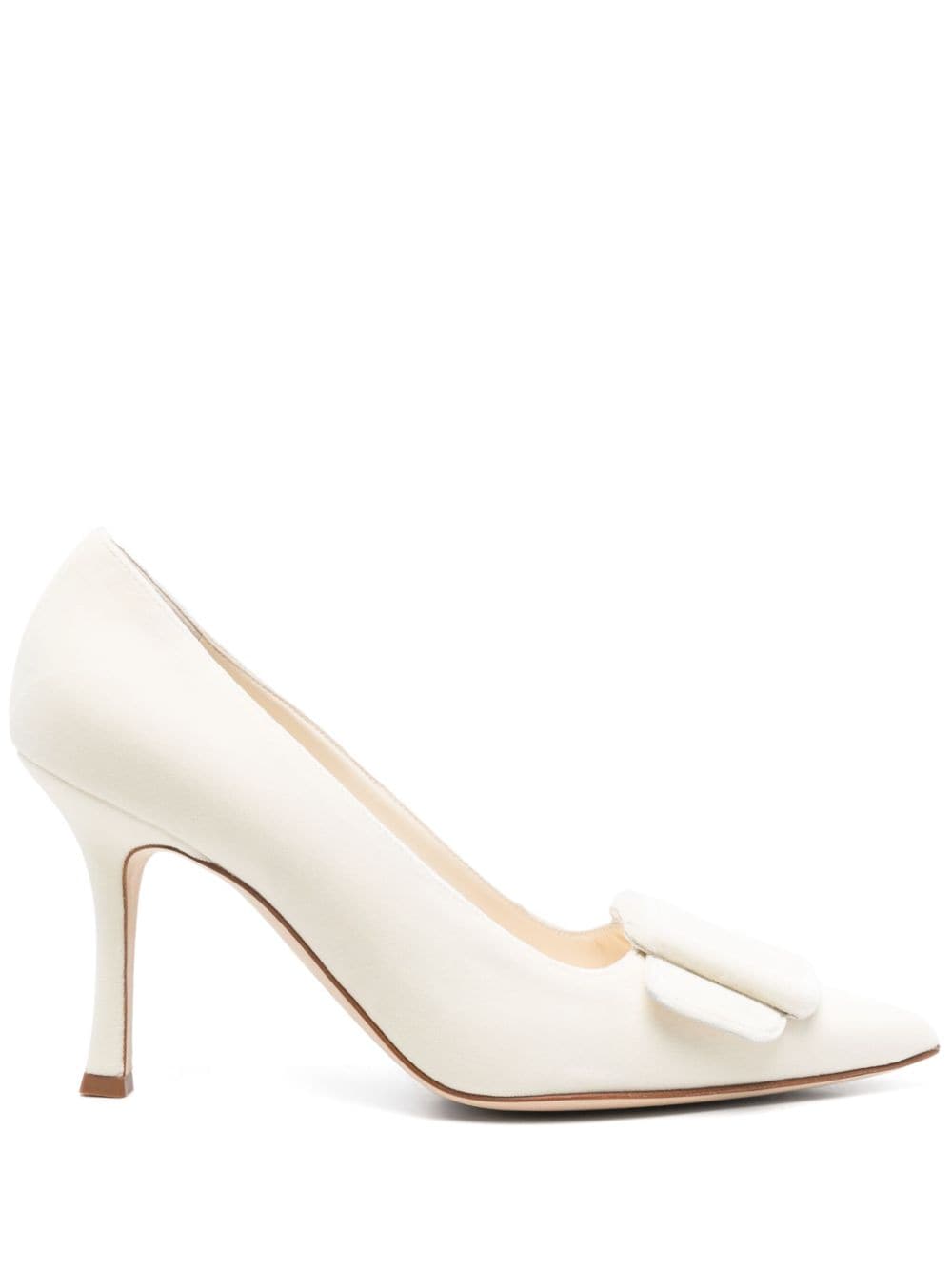 Manolo Blahnik Pumps Maysale 90mm - Bianco