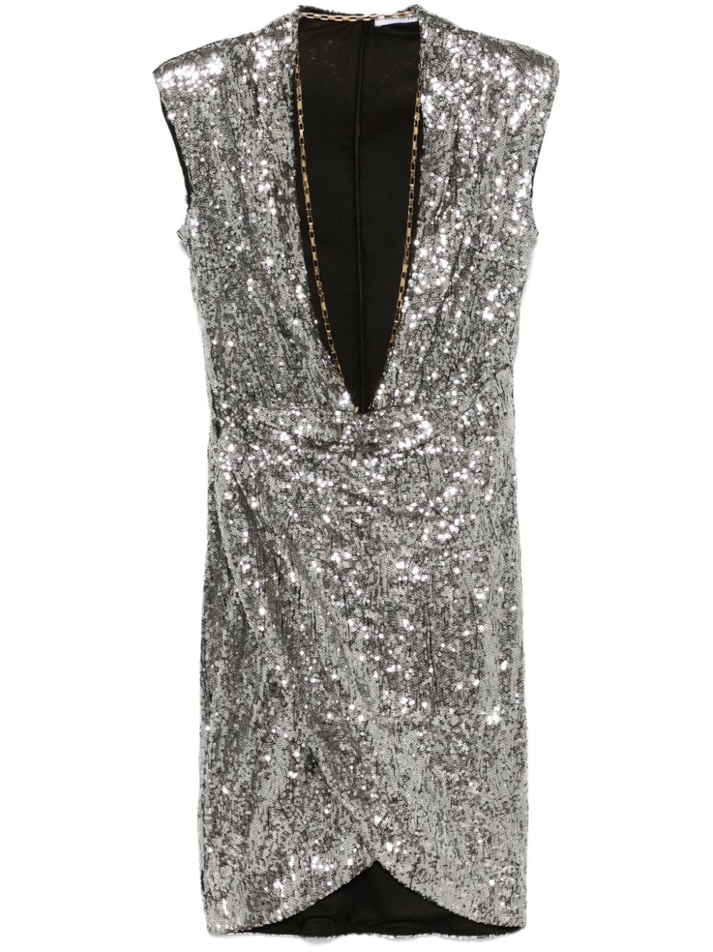 sequinned mini dress