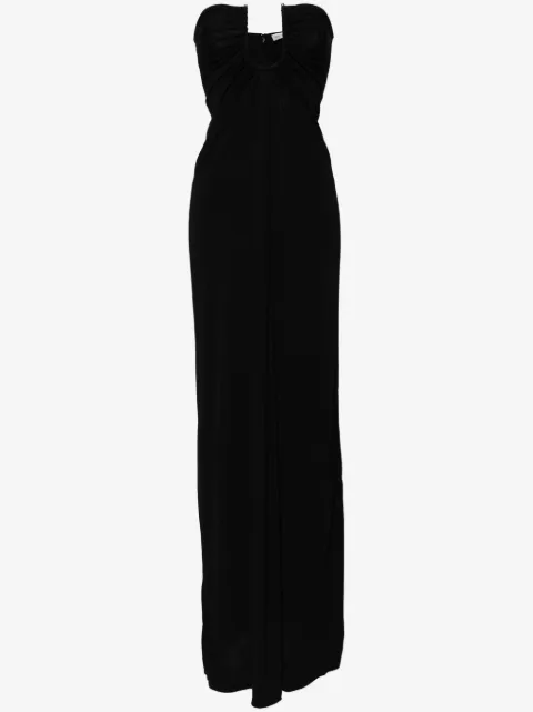 Christopher Esber arced palm strapless dress