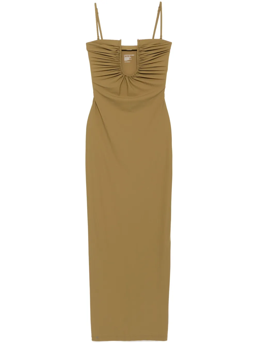 Christopher Esber robe Lycra - Vert