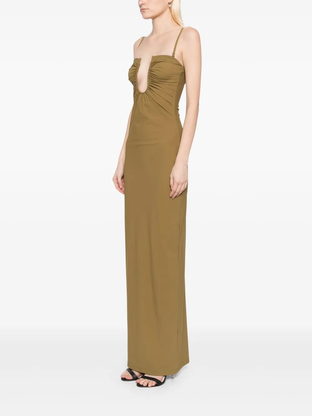 Christopher Esber Lycra jurk Groen