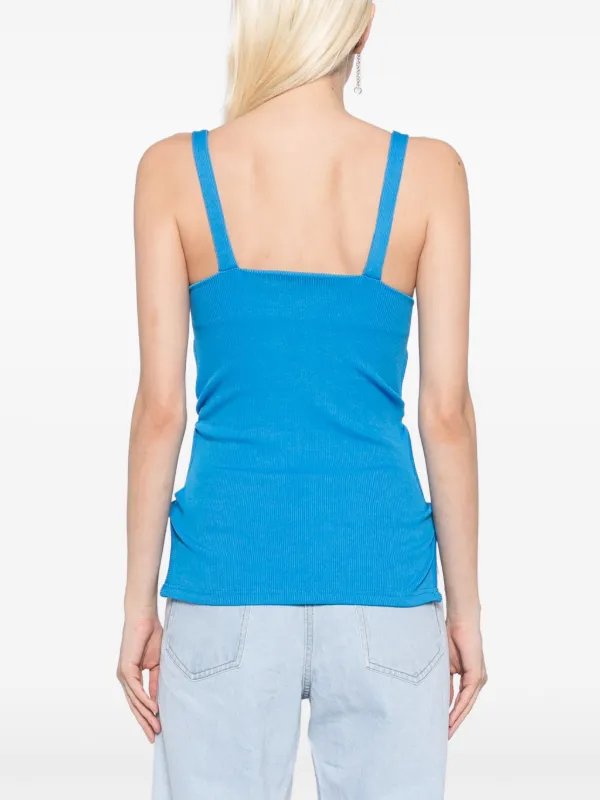 トップス Christopher Esber reverse tank top Christopher Esber Open Twist Apron Tank Top | Blue | FARFETCH