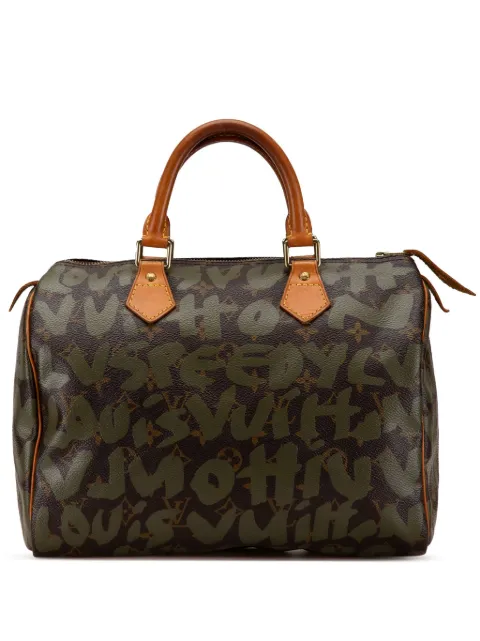 Louis Vuitton Pre-Owned 2001 x Stephen Sprouse Monogram Graffiti Speedy 30 boston bag WOMEN