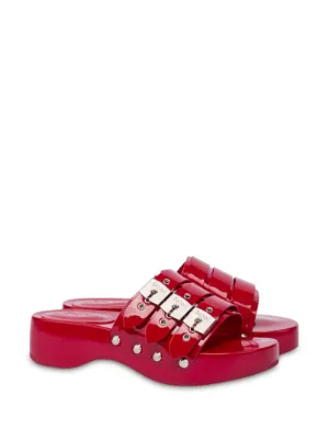 サンダル・ミュール PHILOSOPHY DI LORENZO SERAFINI SANDAL WITH GLITTER Philosophy Di Lorenzo Serafini glitter-detail Sandals | Blue
