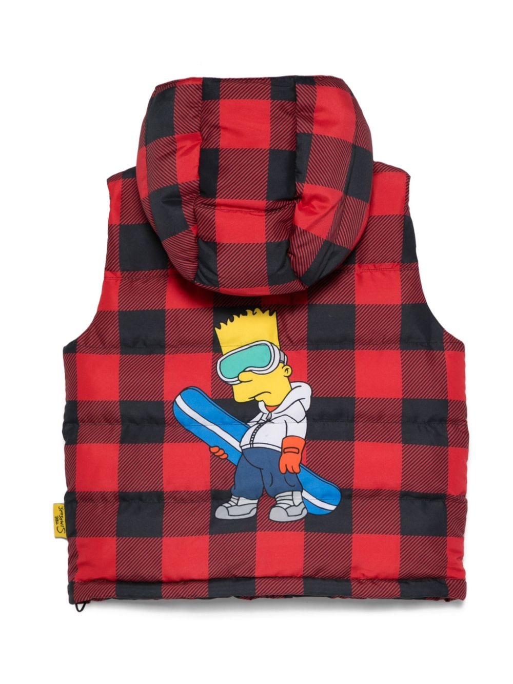 MC2 Saint Barth Kids Bart Simpson gilet met print - Rood