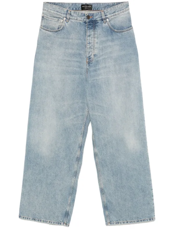 ボトムスその他 Balenciaga Light blue jeans with distressed hem Balenciaga Light blue jeans with distressed hem | TheDoubleF