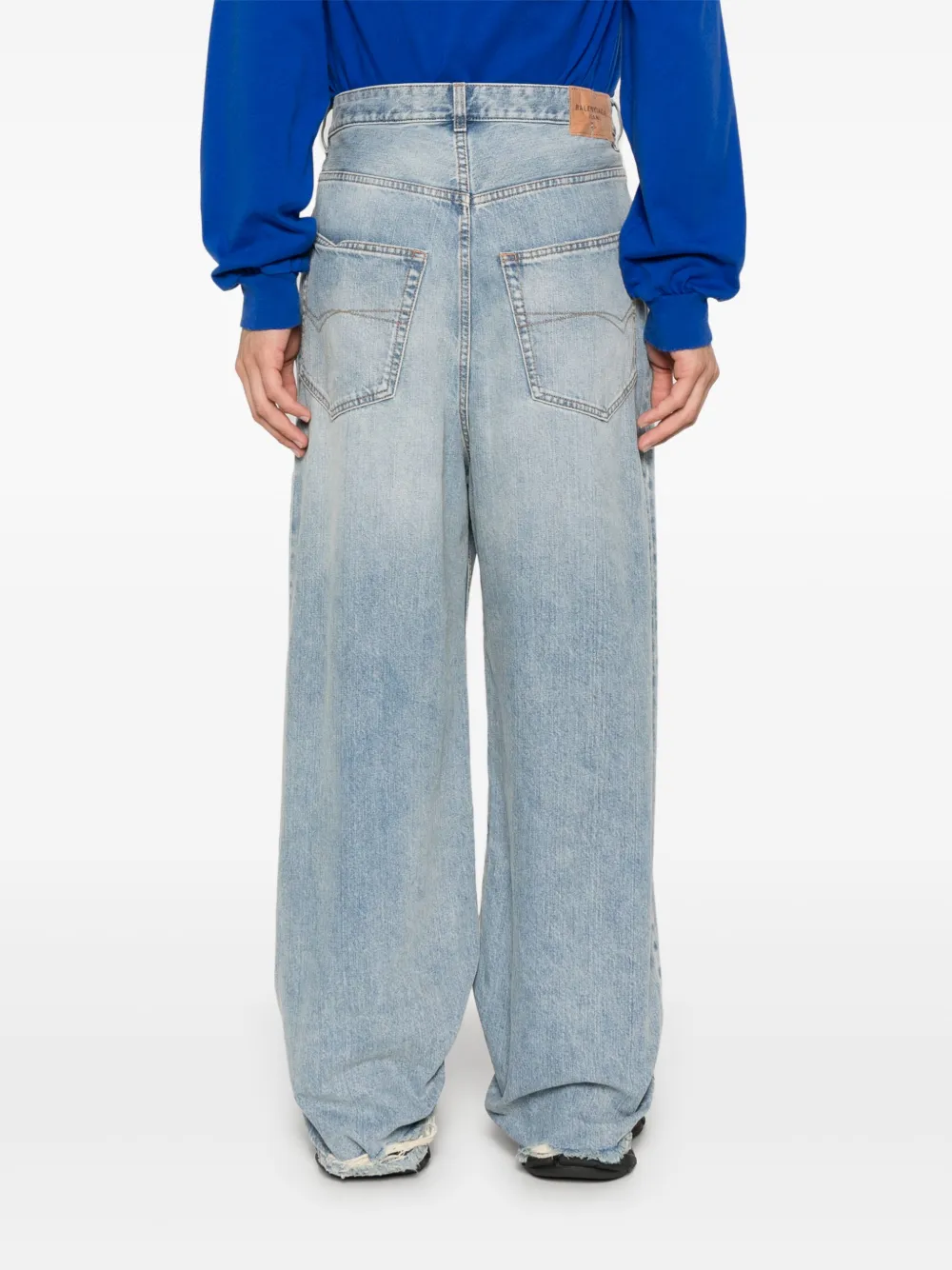 Balenciaga Baggy jeans Blauw