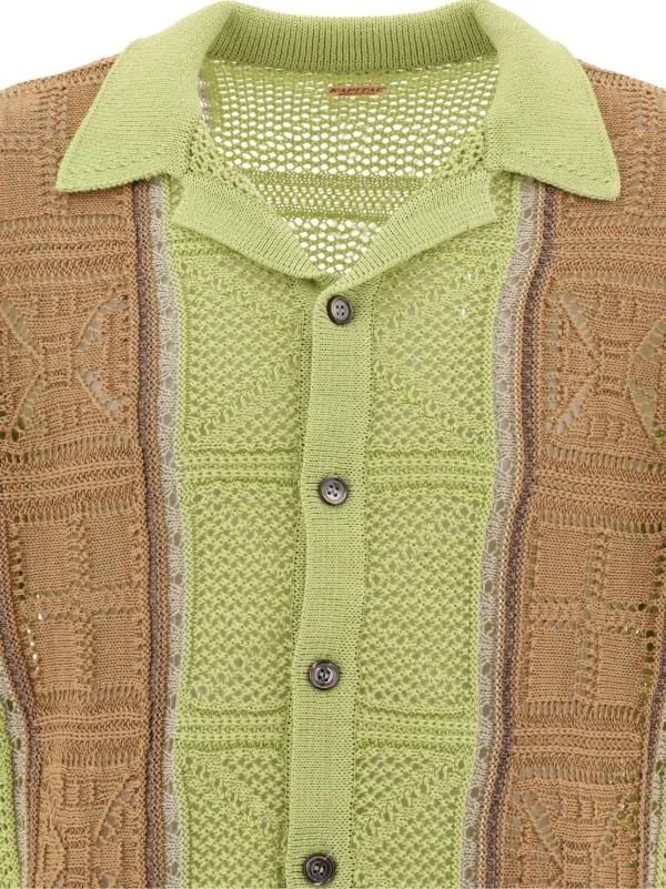KAPITAL Knitted Shirt | Green | FARFETCH