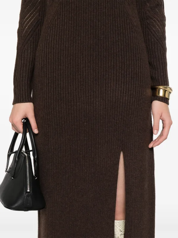 bash knit dress Maxi Knit Dress Zimmie Black // ba&sh US